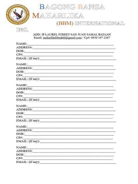 MAHARLIKA 88: Download Register .